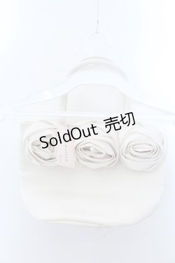 画像2: 【SALE】Maison de FLEUR / ローズトートバッグ  アイボリー O-25-02-16-033-LO-BG-OW-ZT-K020