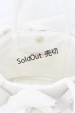 画像4: 【SALE】Maison de FLEUR / ローズトートバッグ  アイボリー O-25-02-16-033-LO-BG-OW-ZT-K020