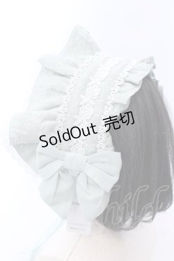 画像2: axes femme kawaii / メアリーハーフボンネット  ミント O-25-02-16-044-AX-AC-IG-OS