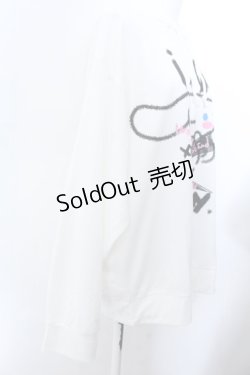 画像3: KINGLYMASK / シナモロール × KINGLYMASKコラボパーカー F ホワイト O-25-02-16-004-PU-TO-OW-ZI