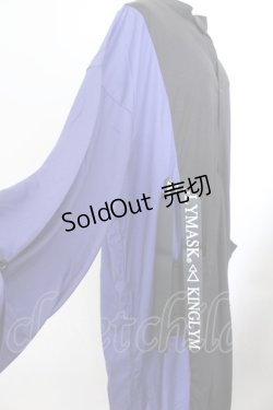 画像2: KINGLYMASK / ロゴリボンバイカラーカットカーディガン F ブラック×パープル O-25-02-16-006-PU-TO-OW-ZY