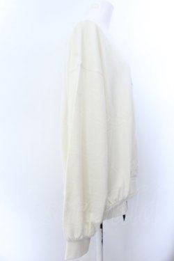 画像3: KINGLYMASK / くまワッペンサイドZIPスウェット M アイボリー O-25-02-16-013-PU-TO-OW-ZI