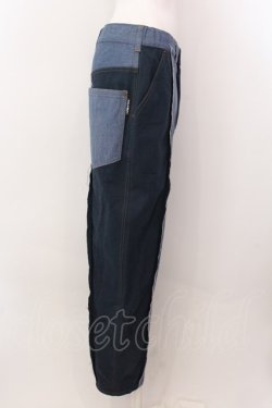 画像2: MILKBOY / RIPPERD PANTS パンツ  インデイゴ O-25-02-18-031-MB-PA-IG-ZI