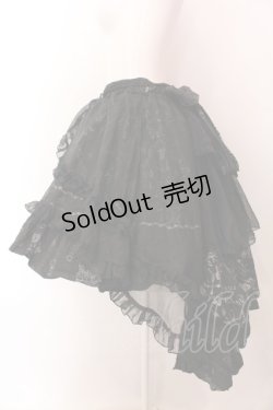 画像3: FRILL / ラビットカトラリープリントフィッシュテールスカート  ブラック O-25-02-18-033-HN-SK-IG-OS