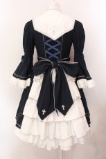 画像7: metamorphose / 乙女の祈りシスターワンピースセット  ネイビー×シロ O-25-02-18-035-ME-OP-IG-OS (7)