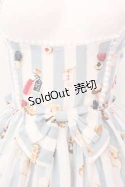画像2: metamorphose / おかしなくにのTea Partyフロントあきジャンパースカート  サックス O-25-02-18-037-ME-OP-IG-OS