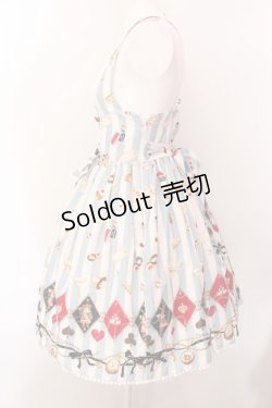 画像4: metamorphose / おかしなくにのTea Partyフロントあきジャンパースカート  サックス O-25-02-18-037-ME-OP-IG-OS
