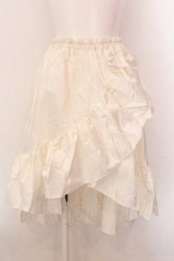 画像1: MARBLE / 巻きスカート風流麗ロングスカート  アイボリーストライプ O-25-02-18-039-GO-SK-IG-OS