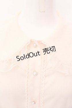画像2: axes femme kawaii / チュール切り替えパフ袖ブラウス  アイボリー O-25-02-18-042-AX-BL-IG-OS