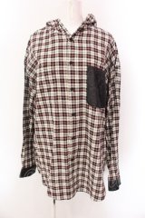 MILKBOY / グリッターチェックフーディーシャツ  ベージュ系 O-25-02-18-005-MB-BL-IG-ZY