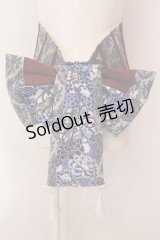 Qutie Frash / 花魁帯コルセット  ブルー O-25-02-18-052-QU-TO-YM-OS