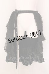 Qutie Frash / テールラップスカート  ブラック O-25-02-18-054-QU-SK-YM-OS