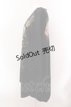 画像2: ALGONQUINS / ブリーチ風プリントロングカットソー  ブラック O-25-02-18-1010-AL-TO-IG-OS