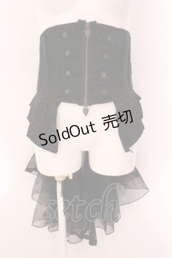 画像1: Ozz oneste / ボリュームコルセット  ブラック O-25-02-18-064-OO-TO-IG-ZS