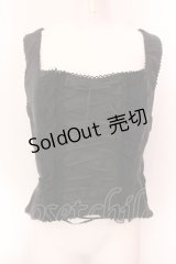 BPN / ジャガードレースアップビスチェ M ブラック O-25-02-18-066-GO-TO-IG-ZY