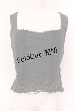 画像1: BPN / ジャガードレースアップビスチェ M ブラック O-25-02-18-066-GO-TO-IG-ZY