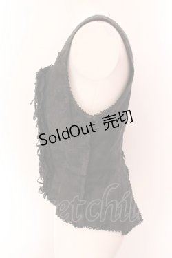 画像3: BPN / ジャガードレースアップビスチェ M ブラック O-25-02-18-066-GO-TO-IG-ZY