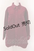 【SALE】MILKBOY / CORDUROY SHIRTS シャツ  ワインレッド O-25-02-18-008-MB-BL-IG-ZT441