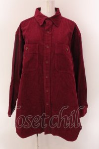 MILKBOY / CORDUROY SHIRTS シャツ  ワインレッド O-25-02-18-008-MB-BL-IG-ZT441