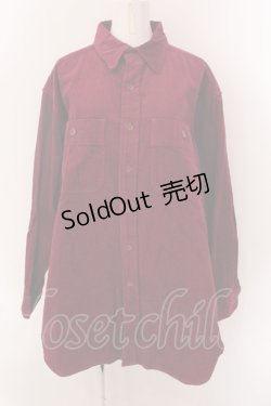 画像1: 【SALE】MILKBOY / CORDUROY SHIRTS シャツ  ワインレッド O-25-02-18-008-MB-BL-IG-ZT441