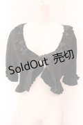 metamorphose / ハートすかしあみ半袖ボレロ  クロ O-25-02-18-071-ME-TO-IG-OS