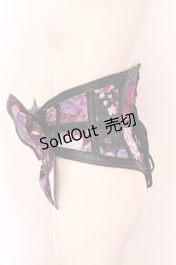 画像3: Qutie Frash / リボン帯コルセット  パープル×ブラック O-25-02-18-082-QU-ZA-IG-ZI