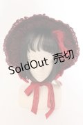 BABY,THE STARS SHINE BRIGHT / 別珍トーションレースボンネット  えんじ O-25-05-29-1021-BA-AC-IG-OS