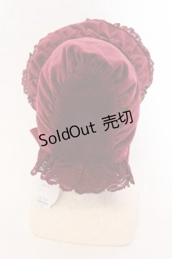 画像5: BABY,THE STARS SHINE BRIGHT / 別珍トーションレースボンネット  えんじ O-25-05-29-1021-BA-AC-IG-OS