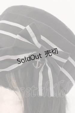 画像2: metamorphose / セーラーハット  クロ O-25-02-18-090-ME-AC-IG-OS