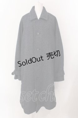 画像1: 【SALE】MILKBOY / LONG HEAVY COAT コート  ネイビー O-25-02-18-011-MB-CO-IG-ZTC013