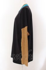 画像2: 【SALE】MILKBOY / ワトソン ポロ  ブラック×ブラウン O-25-02-18-013-MB-TO-IG-ZT009 (2)