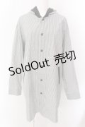 MILKBOY / LONG HOODIE シャツ  ホワイト×ブラック×グレー O-25-02-18-015-MB-BL-IG-ZY