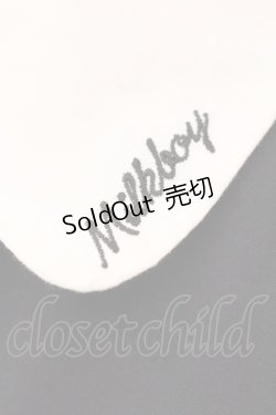画像2: MILKBOY / バイカラーシャツ  ブラック×ホワイト O-25-02-18-017-MB-BL-IG-ZY
