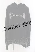 MILKBOY / NO RULES フーディー  ブラック O-25-02-18-020-MB-TO-IG-OS