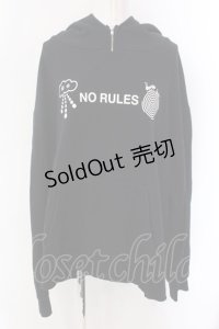 MILKBOY / NO RULES フーディー  ブラック O-25-02-18-020-MB-TO-IG-OS