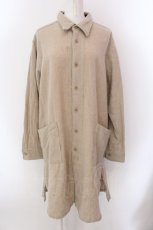 画像1: 【SALE】MILKBOY / WOOLY LONG SHIRTS シャツ  ベージュ O-25-02-18-029-MB-BL-IG-ZT077 (1)