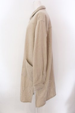 画像2: MILKBOY / WOOLY LONG SHIRTS シャツ  ベージュ O-25-02-18-029-MB-BL-IG-ZT077