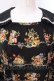 画像2: Jane Marple / Jubilee flowersサテンカラードレス M クロ O-25-02-19-026-JM-OP-YM-ZS (2)