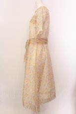 画像3: Jane Marple / シアーBetsy dayドレス M イエロー O-25-02-19-028-JM-OP-YM-ZS (3)