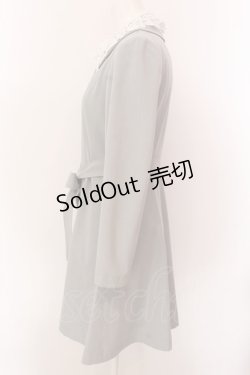 画像3: Jane Marple / フラワーレースカラーのスプリングコート M ブルーグレー O-25-02-19-031-JM-CO-OW-OS