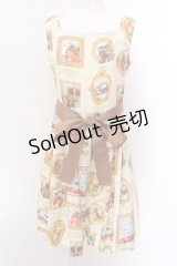 Jane Marple / Anniversaryフレームのスクエアドレス M アイボリー O-25-02-19-033-JM-OP-OW-ZI