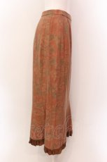 画像2: 【SALE】Jane Marple Dans Le Salon / ローズウールロングスカート M オレンジ O-25-02-19-037-JM-SK-IG-ZT059 (2)