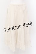 Jane Marple / Vintageツイル ティアードスカート M キナリ O-25-02-19-040-JM-SK-OW-OS