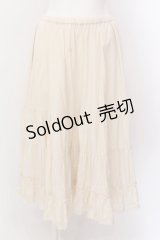 Jane Marple / Vintageツイル ティアードスカート M キナリ O-25-02-19-040-JM-SK-OW-OS