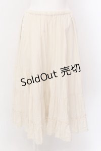 Jane Marple / Vintageツイル ティアードスカート M キナリ O-25-02-19-040-JM-SK-OW-OS