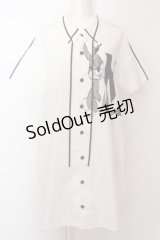 MILK / Mバニーシャツワンピース - シロ O-25-02-19-1035-ML-OP-YM-OS