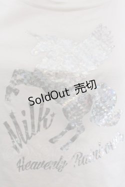 画像2: MILK / ユニコーンpt Tシャツ  シロ O-25-02-19-1037-ML-TS-IG-OS