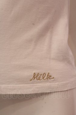 画像2: MILK / チュールフリル袖トップス  シロ O-25-02-19-1039-ML-TO-OW-OS
