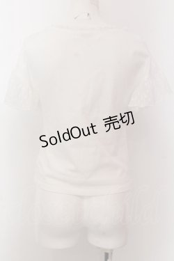 画像3: MILK / チュールフリル袖トップス  シロ O-25-02-19-1039-ML-TO-OW-OS