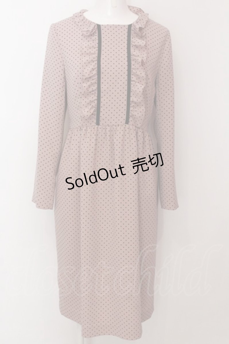 画像1: 【SALE】MILK / LADY DRESS  ピンク×クロ O-25-02-19-1041-ML-OP-IG-ZT383 (1)